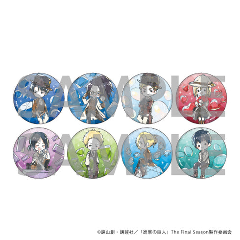 『進撃の巨人』ホログラム缶バッジ(65mm) 04/誕生石ver. BOX (全8種)(グラフアート)